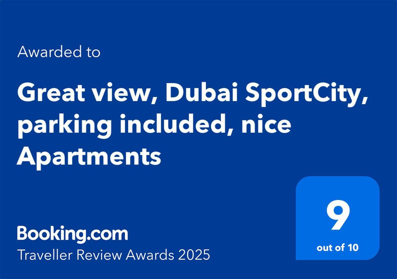Great View, Dubai Sportcity, Parking Included, Nice Apartments Eksteriør billede